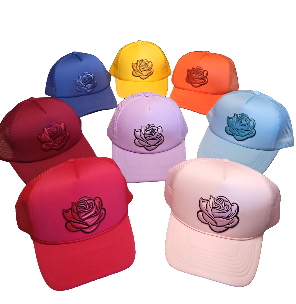 Rose Trucker Hats